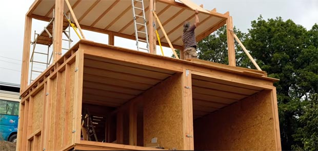 construction maison nomade