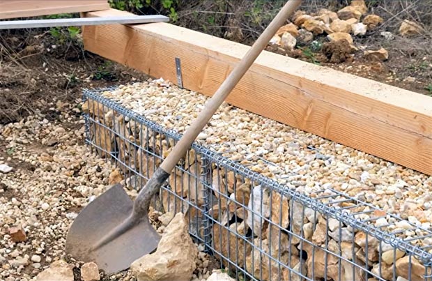 fondations gabions