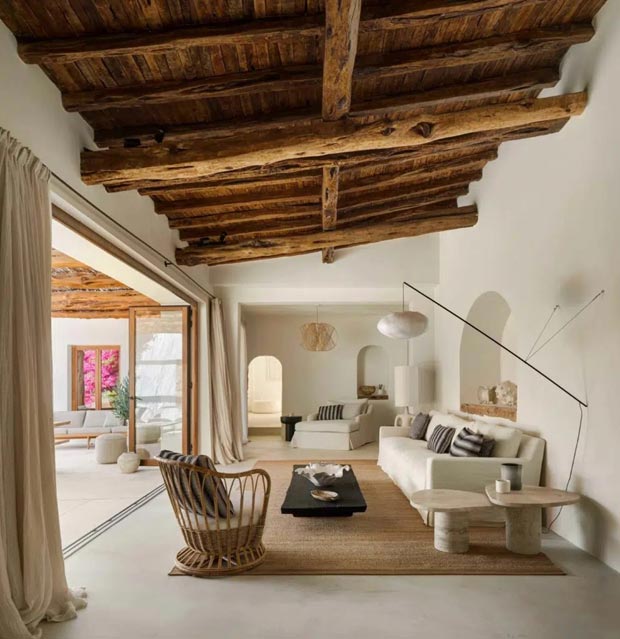 salon rustique chic