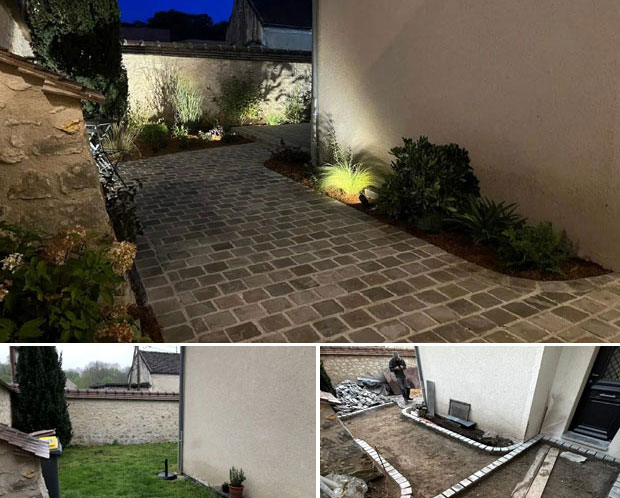 aménagement allée jardin