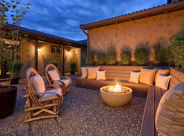 brasero jardin