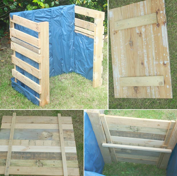 Fabriquer un composteur en bois de palette