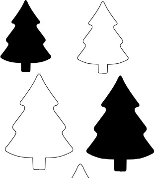 dessin sapin de noel