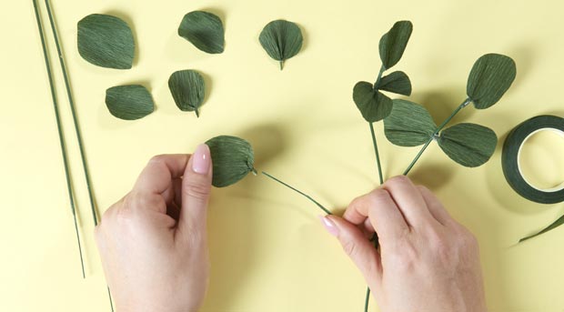 tuto feuillage en papier