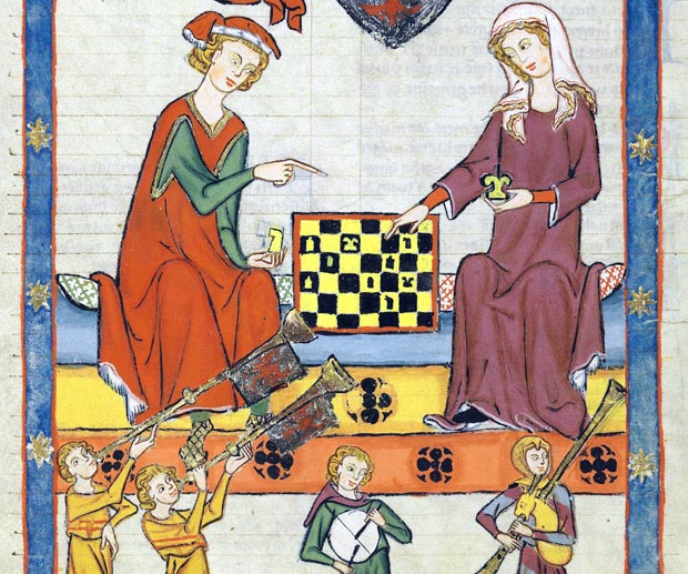jeu échecs Moyen Âge