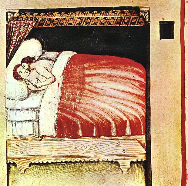 Le lit au Moyen-Âge