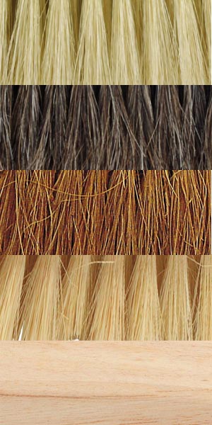 brosses matieres naturelles