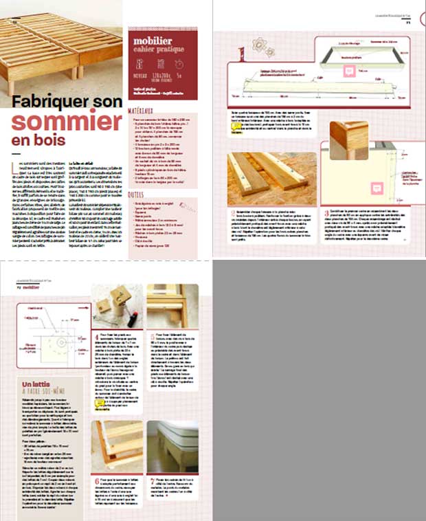 Fabriquer sommier en bois