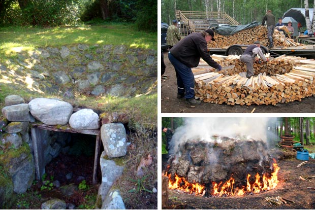 fabrication traditionnelle goudron vegetal