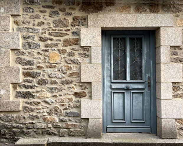 porte entrée maison meulières