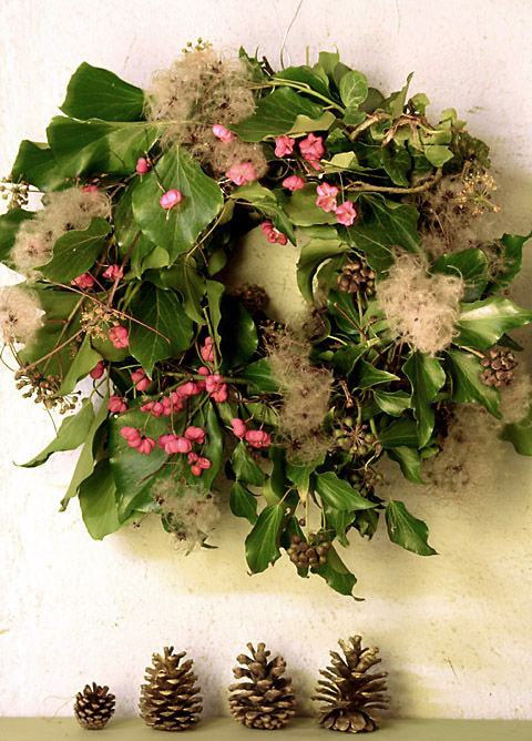 couronne de Noël naturelle