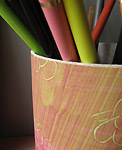 pot crayons decore