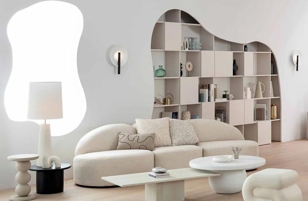 mobilier courbe
