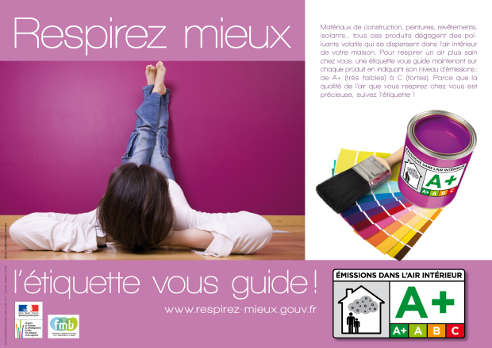 etiquette qualite air interieur peinture