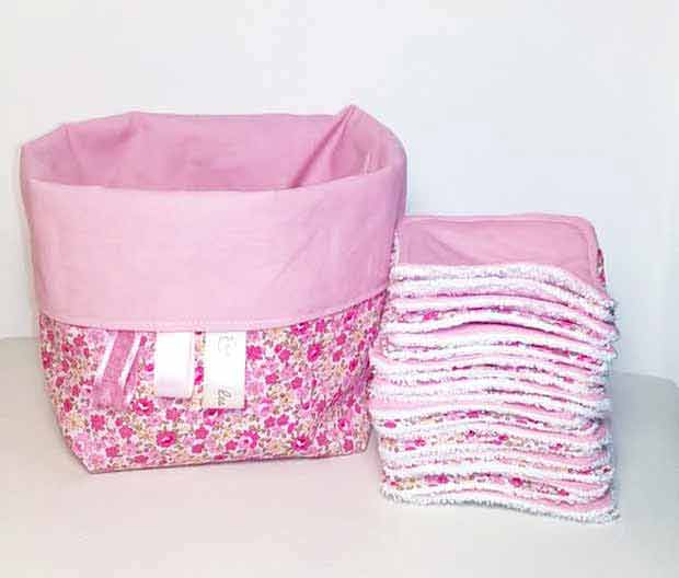 lingettes démaquillantes tissu